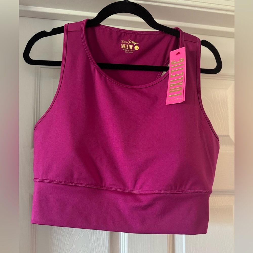 Lilly Pulitzer NWT Bentlee Bra Top Mulberry